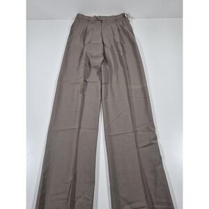 VTG John Alexander Suit Pants Mens 32x36 Gray Wool Dress Formal USA Unhemmed
